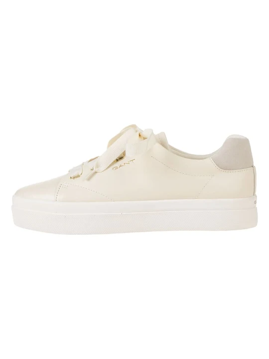 Zdjęcie produktu GANT Footwear Skórzane sneakersy "Avona" w kolorze kremowym rozmiar: 40