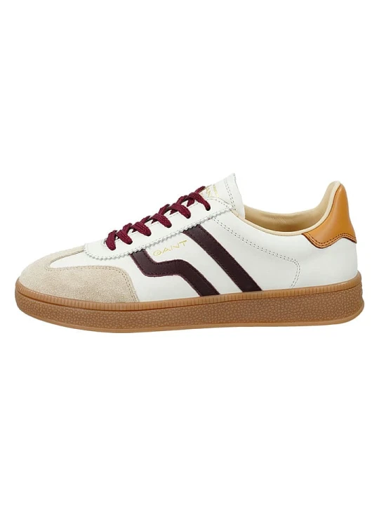 Zdjęcie produktu GANT Footwear Skórzane sneakersy "Cuzima" w kolorze kremowo-fioletowym rozmiar: 37