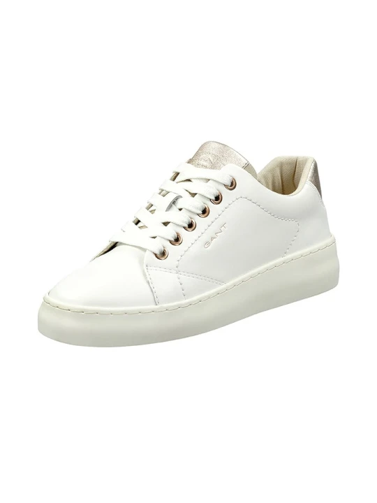 Zdjęcie produktu GANT Footwear Skórzane sneakersy "Lawill" w kolorze złoto-biało-jasnoróżowym rozmiar: 40