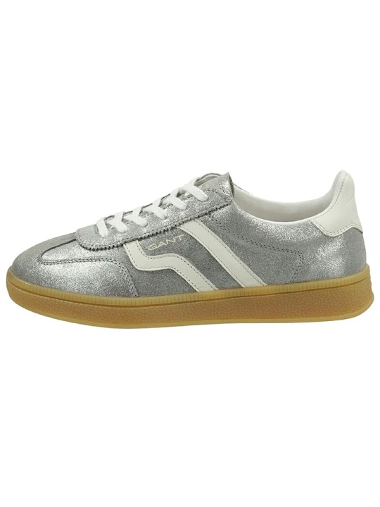 Zdjęcie produktu GANT Footwear Skórzane sneakersy w kolorze srebrnym rozmiar: 37