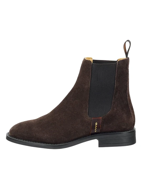 Zdjęcie produktu GANT Footwear Skórzane sztyblety "Fayy" w kolorze brązowym rozmiar: 40