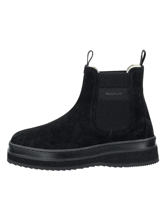 Zdjęcie produktu GANT Footwear Skórzane sztyblety "Sistown" w kolorze czarnym rozmiar: 39