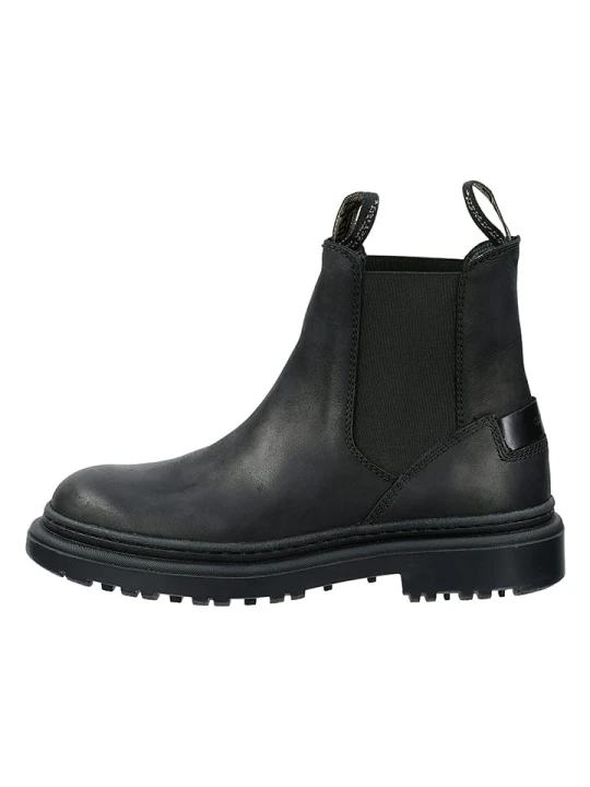 Zdjęcie produktu GANT Footwear Skórzane sztyblety "Timbly" w kolorze czarnym rozmiar: 39