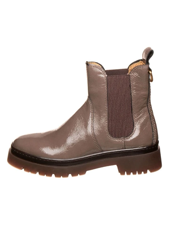 Zdjęcie produktu GANT Footwear Skórzane sztyblety w kolorze jasnobrązowym rozmiar: 39