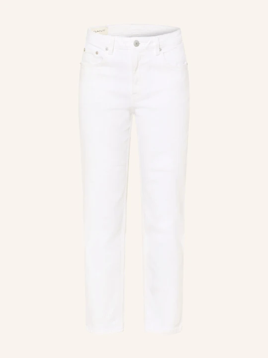 Zdjęcie produktu Gant Jeansy Straight Cropped Straight weiss 113 EGGSHELL