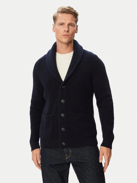 Zdjęcie produktu Gant Kardigan 8050331 Granatowy Regular Fit