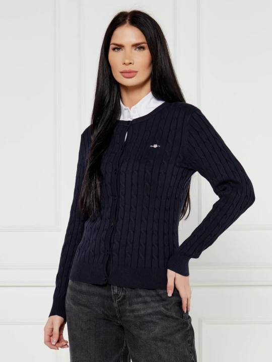 Zdjęcie produktu Gant Kardigan | Slim Fit granatowy