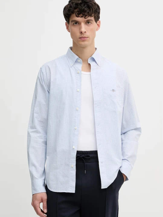 Zdjęcie produktu Gant koszula męska bawełniana niebieski
