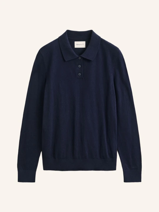 Zdjęcie produktu Gant Koszulka Polo Z Dzianiny blau GRANATOWY
