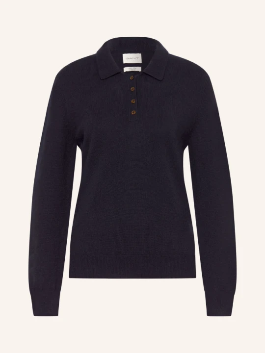 Zdjęcie produktu Gant Koszulka Polo Z Dzianiny blau GRANATOWY