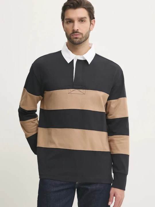 Zdjęcie produktu Gant longsleeve bawełniany czarny