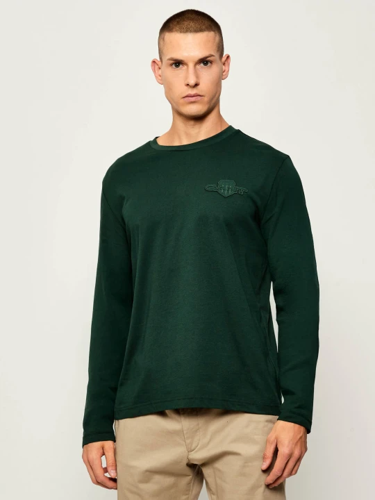 Zdjęcie produktu Gant Longsleeve | Regular Fit butelkowa zieleń