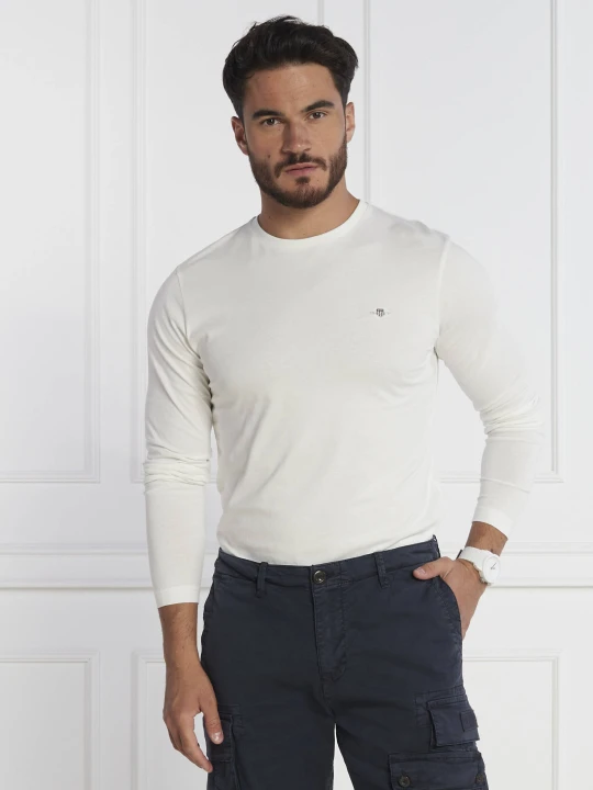 Zdjęcie produktu Gant Longsleeve | Slim Fit biały