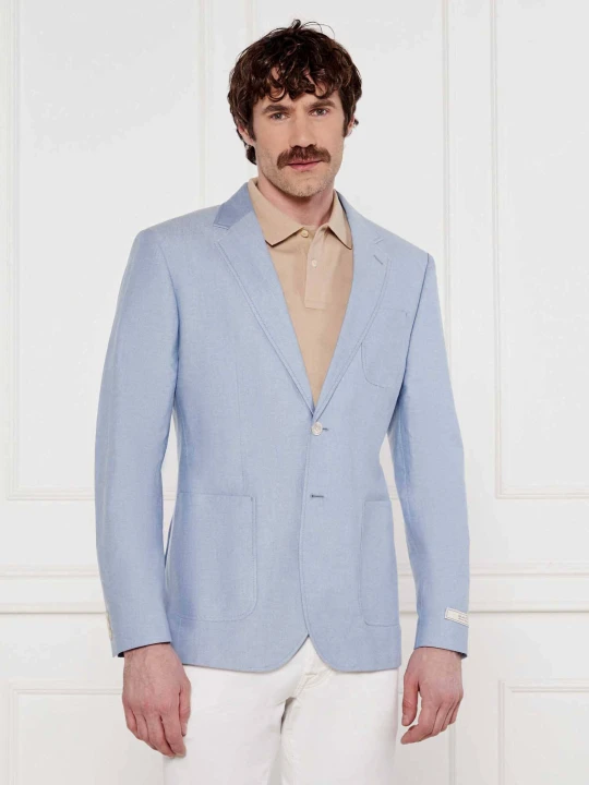 Zdjęcie produktu Gant Marynarka OXFORD | Slim Fit błękitny