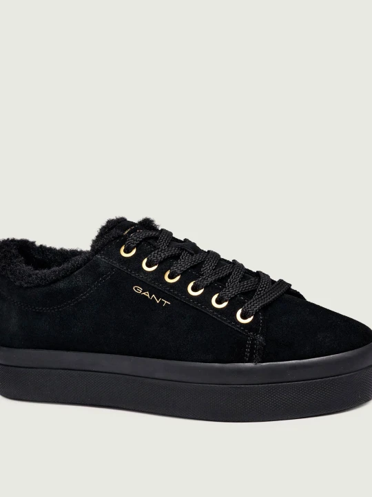 Zdjęcie produktu Gant Ocieplane sneakersy Avona | zamsz | shearling czarny