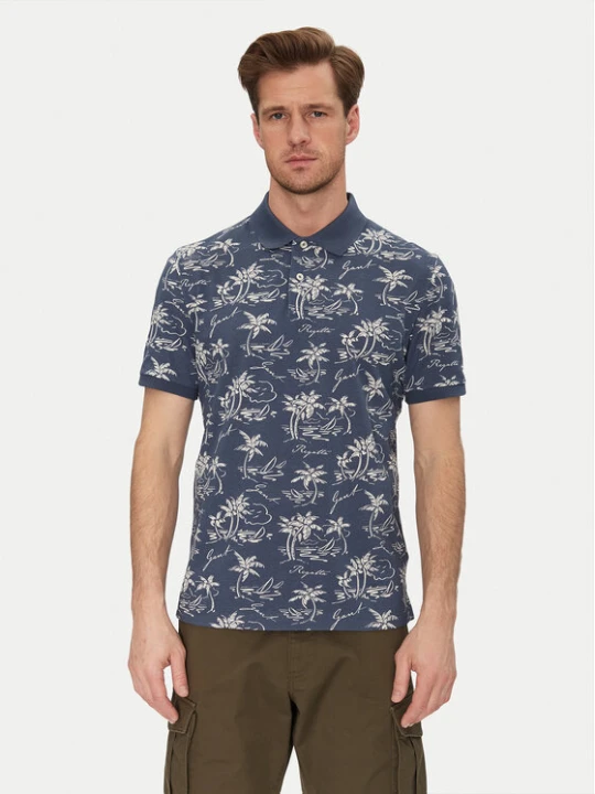Zdjęcie produktu Gant Polo 2014058 Granatowy Regular Fit