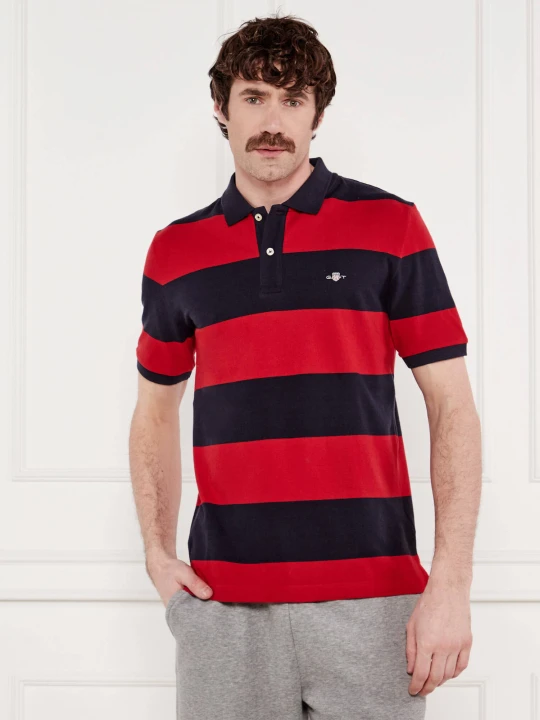 Zdjęcie produktu Gant Polo BLOCK | Regular Fit czerwony