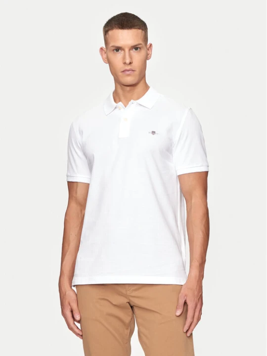 Zdjęcie produktu Gant Polo Shield 2220 Biały Slim Fit