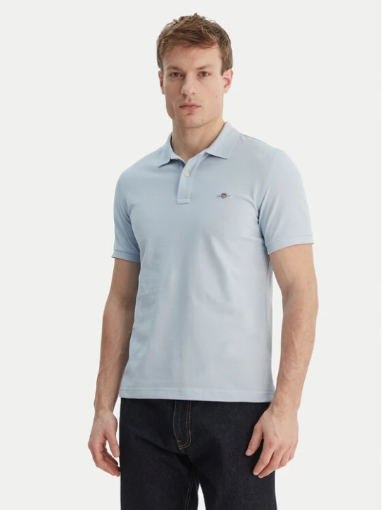 Zdjęcie produktu Gant Polo Shield 2220 Niebieski Slim Fit