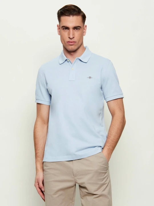 Zdjęcie produktu Gant Polo | Slim Fit | pique błękitny