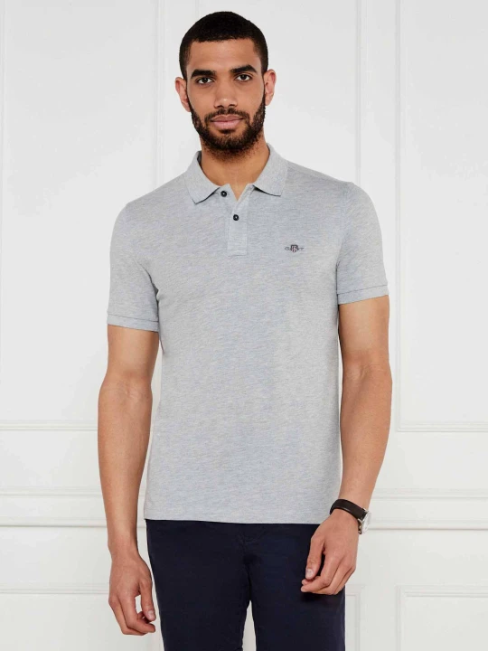 Zdjęcie produktu Gant Polo | Slim Fit | pique szary