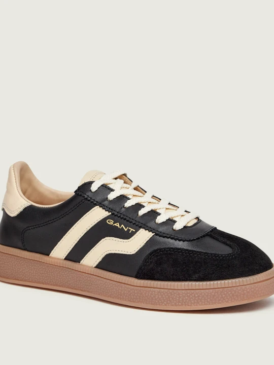 Zdjęcie produktu Gant Skórzane sneakersy Cuzima | zamsz czarny