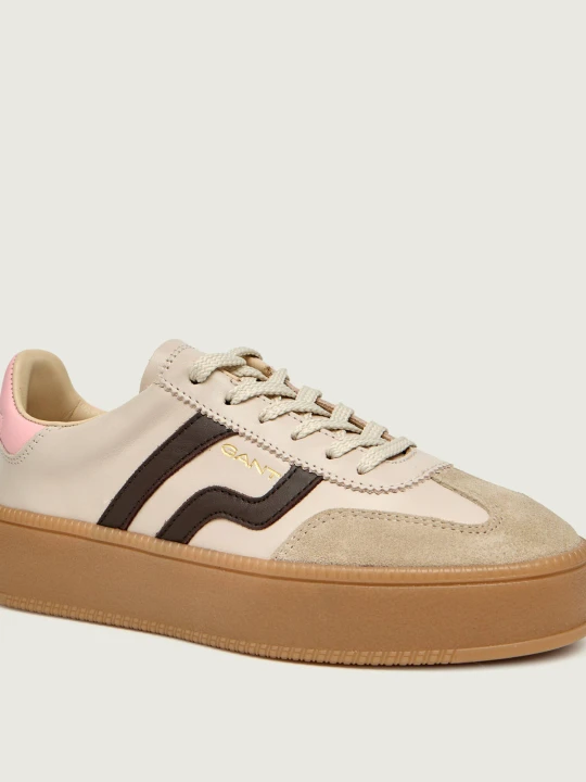 Zdjęcie produktu Gant Skórzane sneakersy Cuzmani | zamsz beżowy