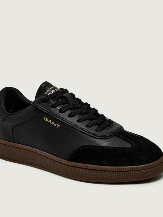 Zdjęcie produktu Gant Skórzane sneakersy Cuzmo | zamsz czarny