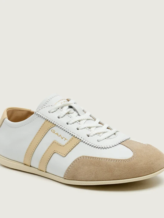 Zdjęcie produktu Gant Skórzane sneakersy Sperly | zamsz biały
