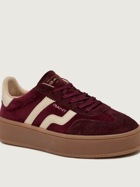Zdjęcie produktu Gant Sneakersy Cuzmani | zamsz | z dodatkiem skóry bordowy
