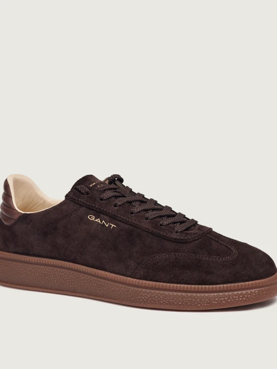 Zdjęcie produktu Gant Sneakersy Cuzmo | zamsz | z dodatkiem skóry brązowy