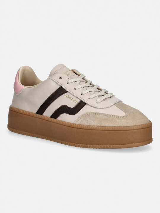 Zdjęcie produktu Gant sneakersy skórzane Cuzmani beżowy