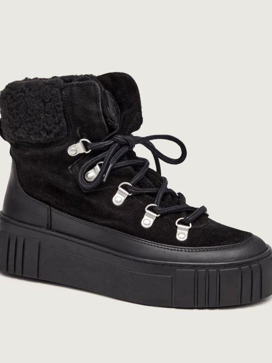 Zdjęcie produktu Gant Śniegowce Snowmont | zamsz | skóra | shearling czarny