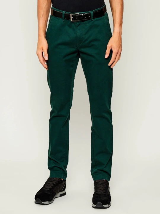 Zdjęcie produktu Gant Spodnie chino COMFORT SUPER | Slim Fit butelkowa zieleń