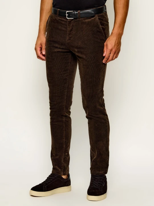 Zdjęcie produktu Gant Spodnie chino | Slim Fit | sztruks brązowy