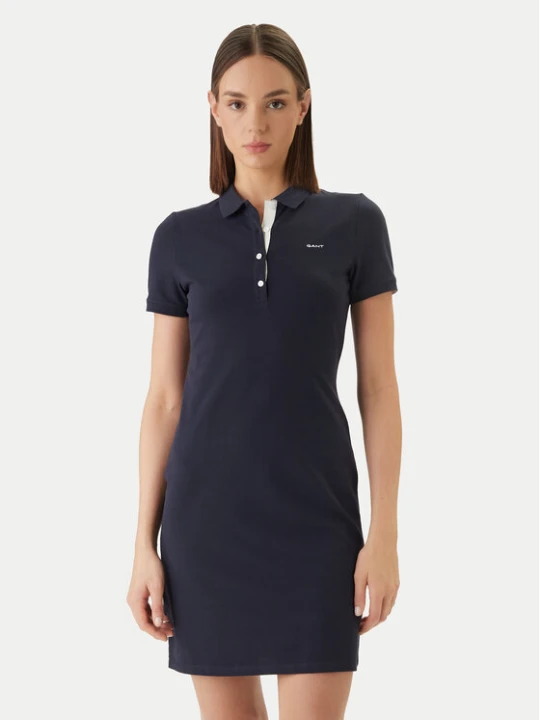 Zdjęcie produktu Gant Sukienka codzienna 4201468 Granatowy Slim Fit