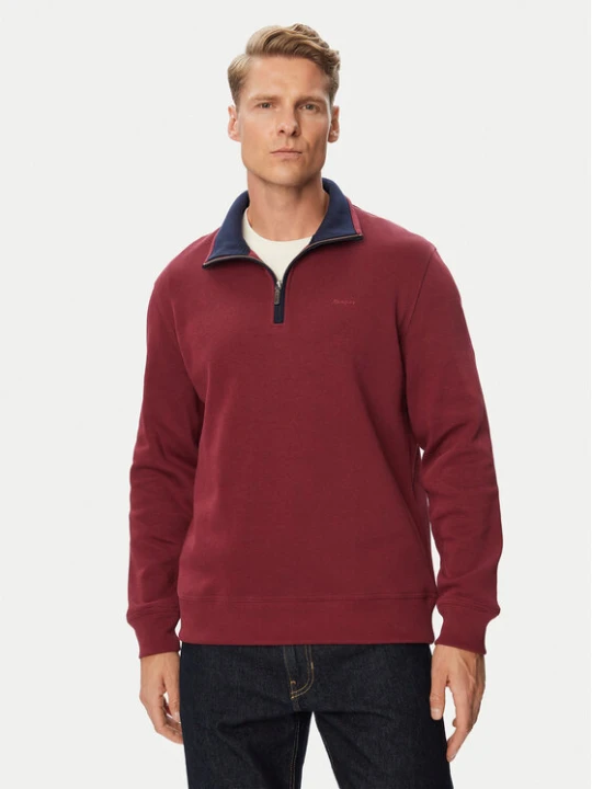 Zdjęcie produktu Gant Sweter 2067160 Bordowy Regular Fit