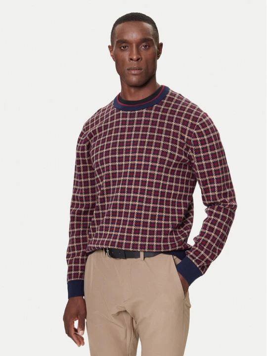 Zdjęcie produktu Gant Sweter 8050253 409 Bordowy Regular Fit