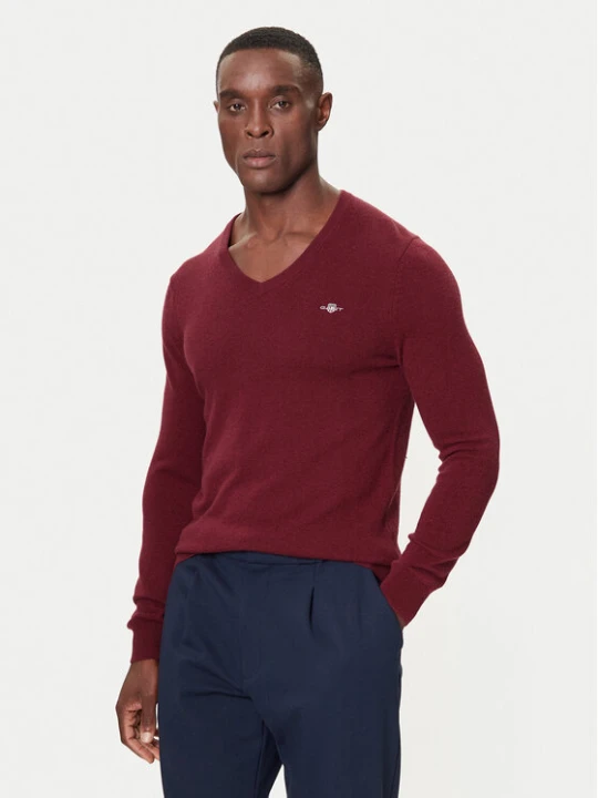 Zdjęcie produktu Gant Sweter 8050274 Czerwony Regular Fit