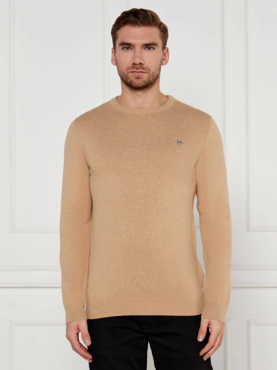 Zdjęcie produktu Gant Sweter | Regular Fit beżowy