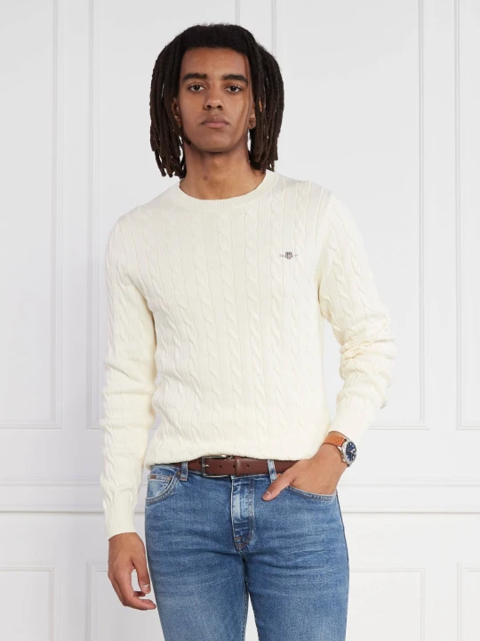 Zdjęcie produktu Gant Sweter | Regular Fit ecru