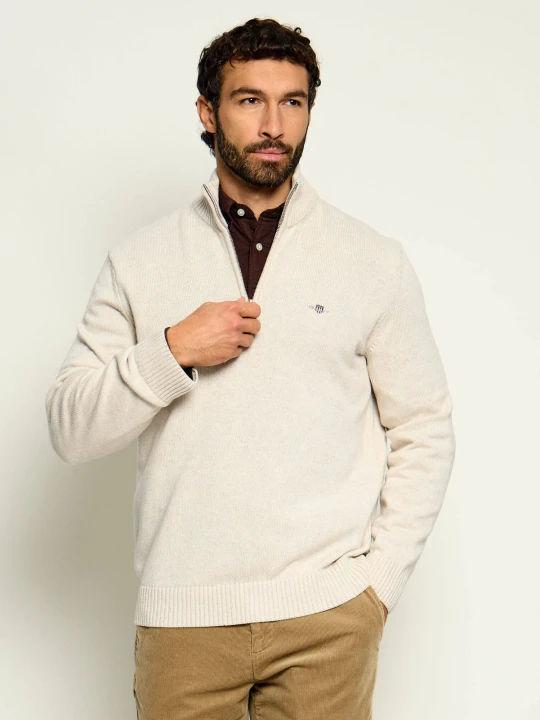 Zdjęcie produktu Gant Sweter | Regular Fit beżowy