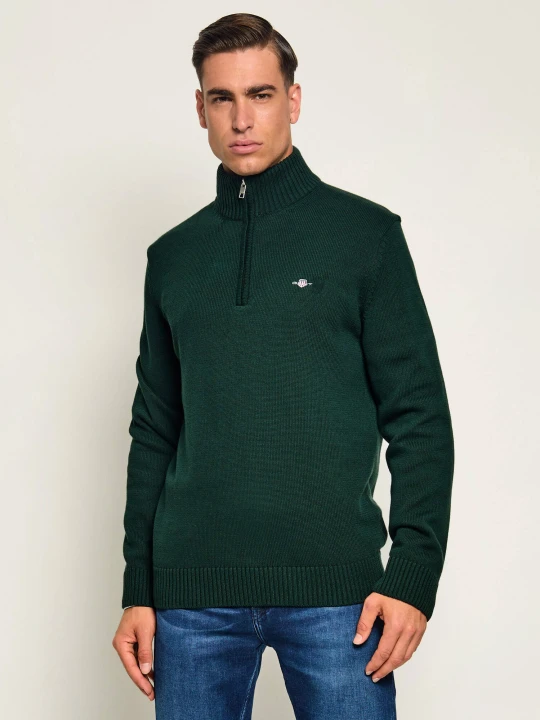 Zdjęcie produktu Gant Sweter | Regular Fit butelkowa zieleń