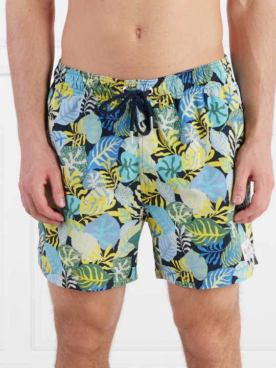 Zdjęcie produktu Gant Szorty kąpielowe CF TROPICAL PRINT | Regular Fit zielony