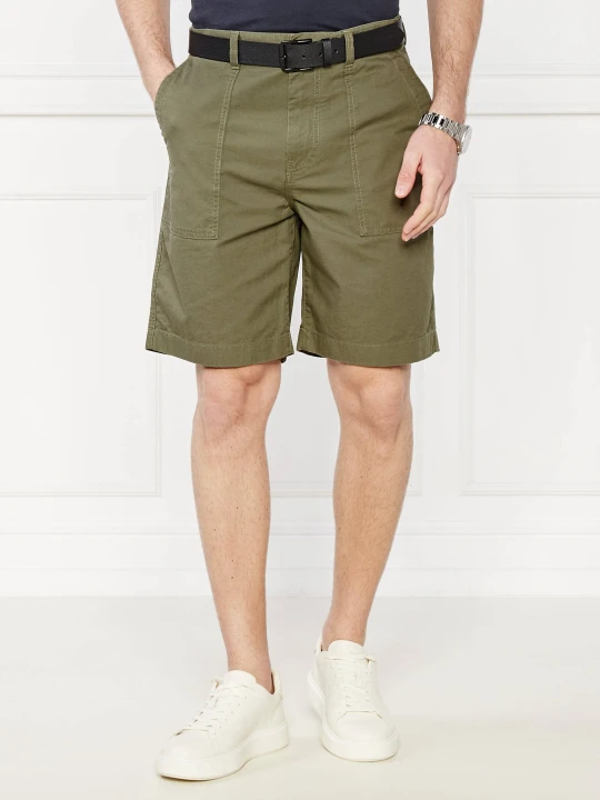 Zdjęcie produktu Gant Szorty | Regular Fit | z dodatkiem lnu khaki