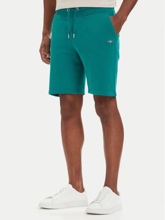 Zdjęcie produktu Gant Szorty sportowe 2009027 Zielony Regular Fit