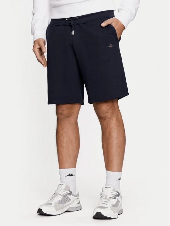 Zdjęcie produktu Gant Szorty sportowe Shield 2009027 Granatowy Regular Fit