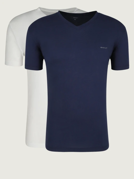 Zdjęcie produktu Gant T-shirt 2-pack | Regular Fit granatowy