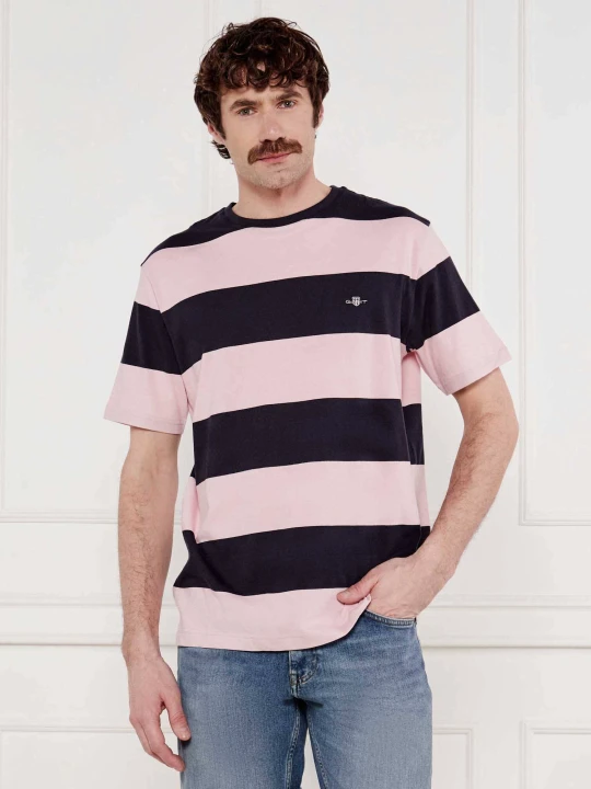 Zdjęcie produktu Gant T-shirt Bar | Regular Fit różowy