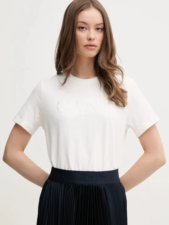 Zdjęcie produktu Gant t-shirt bawełniany biały